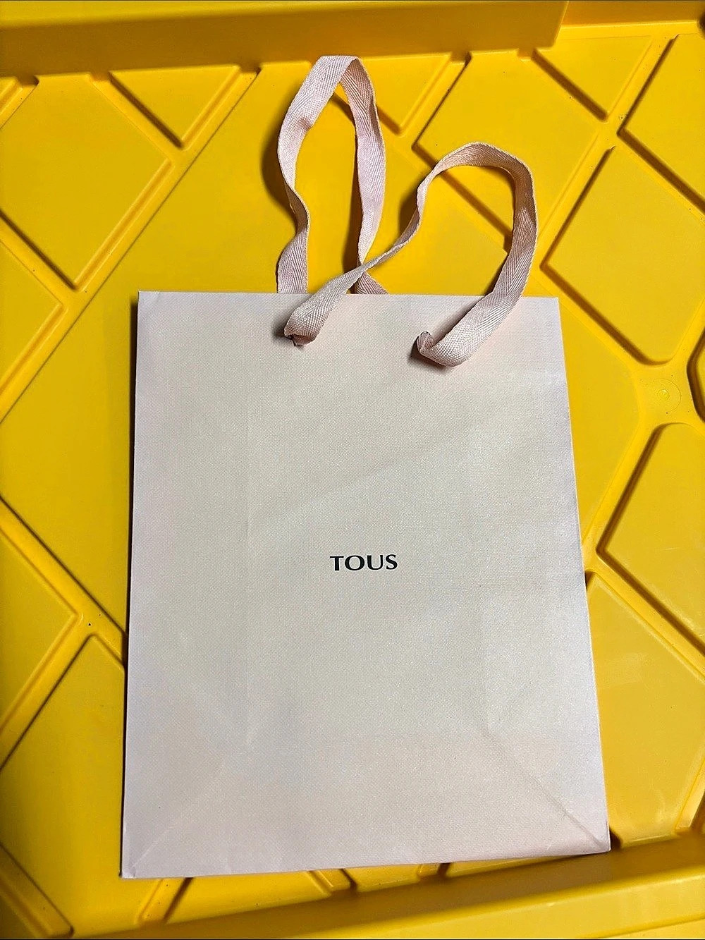 TOUS Pink Paper Shopping Gift Bag